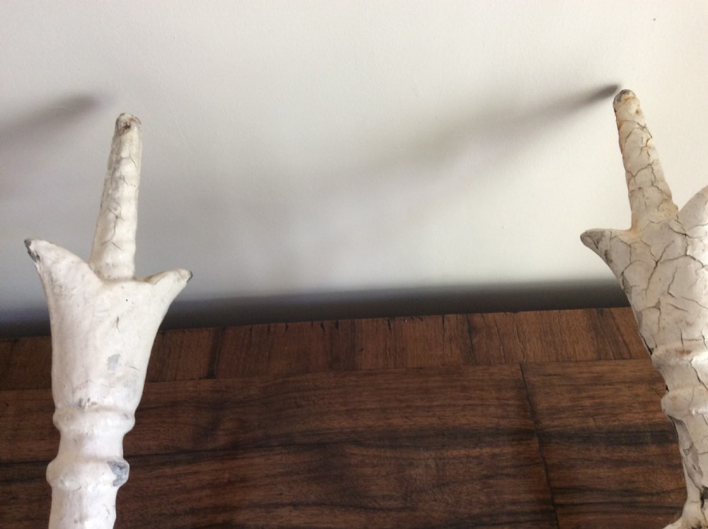 A pair of 19thC cast iron gate finials View VII
