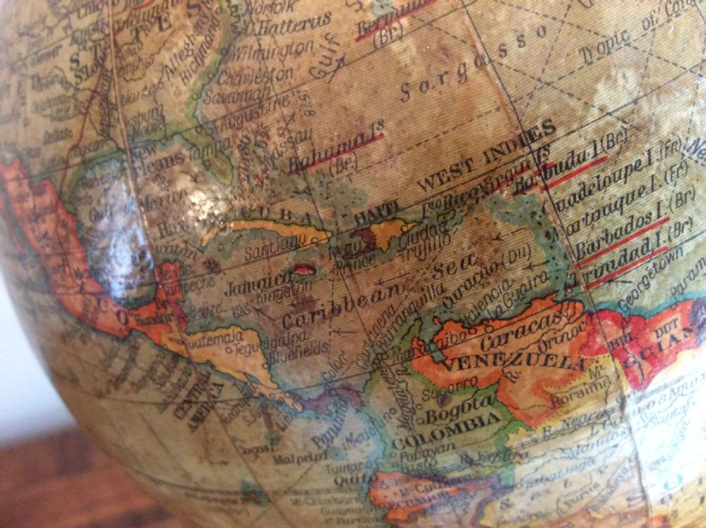 A very decorative Geographica 8'' globe View VI