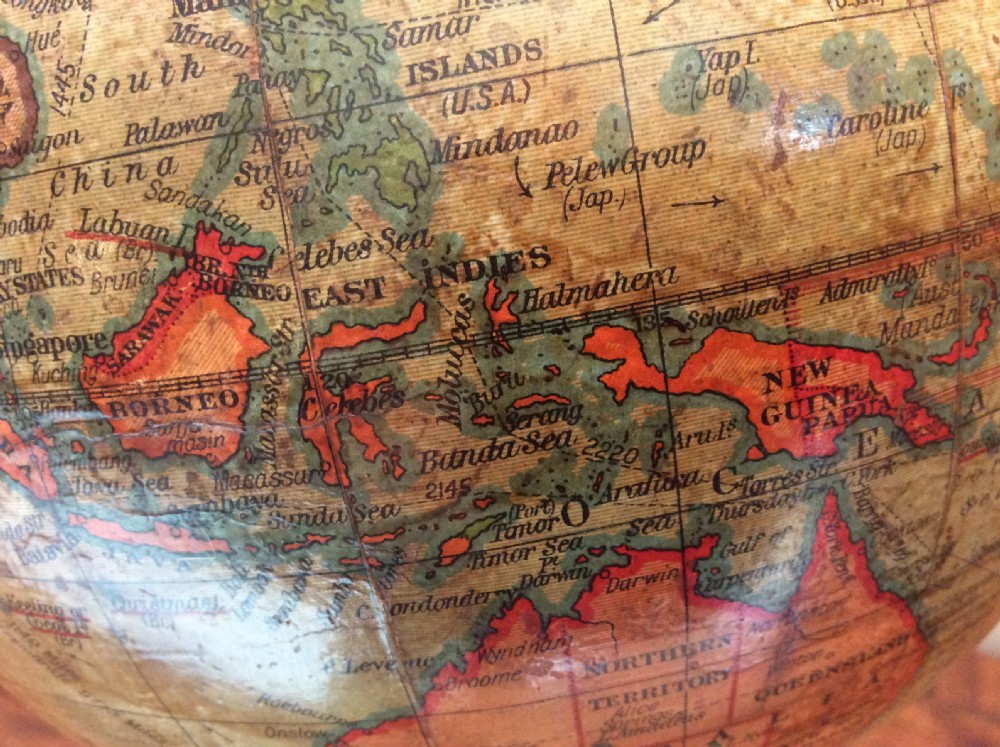 A very decorative Geographica 8'' globe View IX