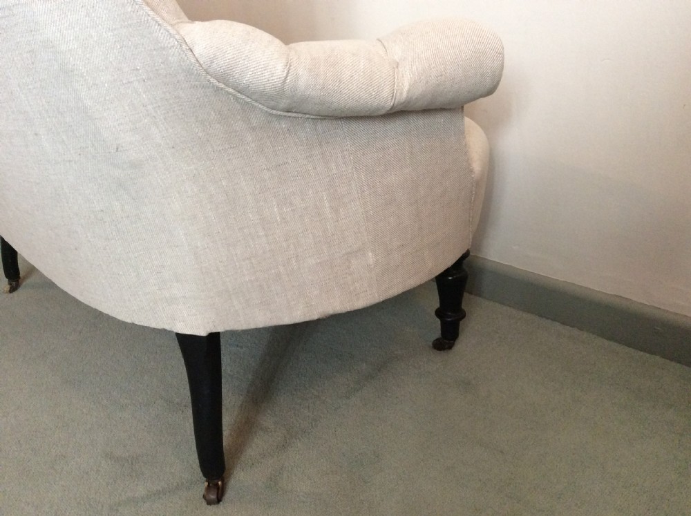 A small buttoned back French sofa View III