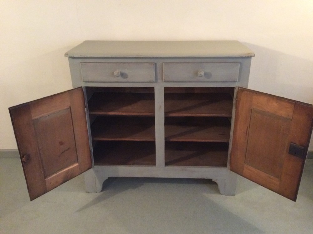 A 19thC French painted Cupboard View II