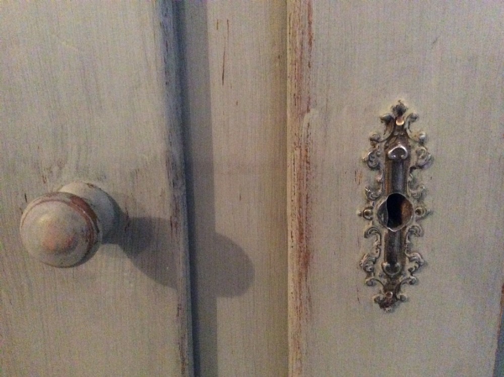 A 19thC French painted Cupboard View IV