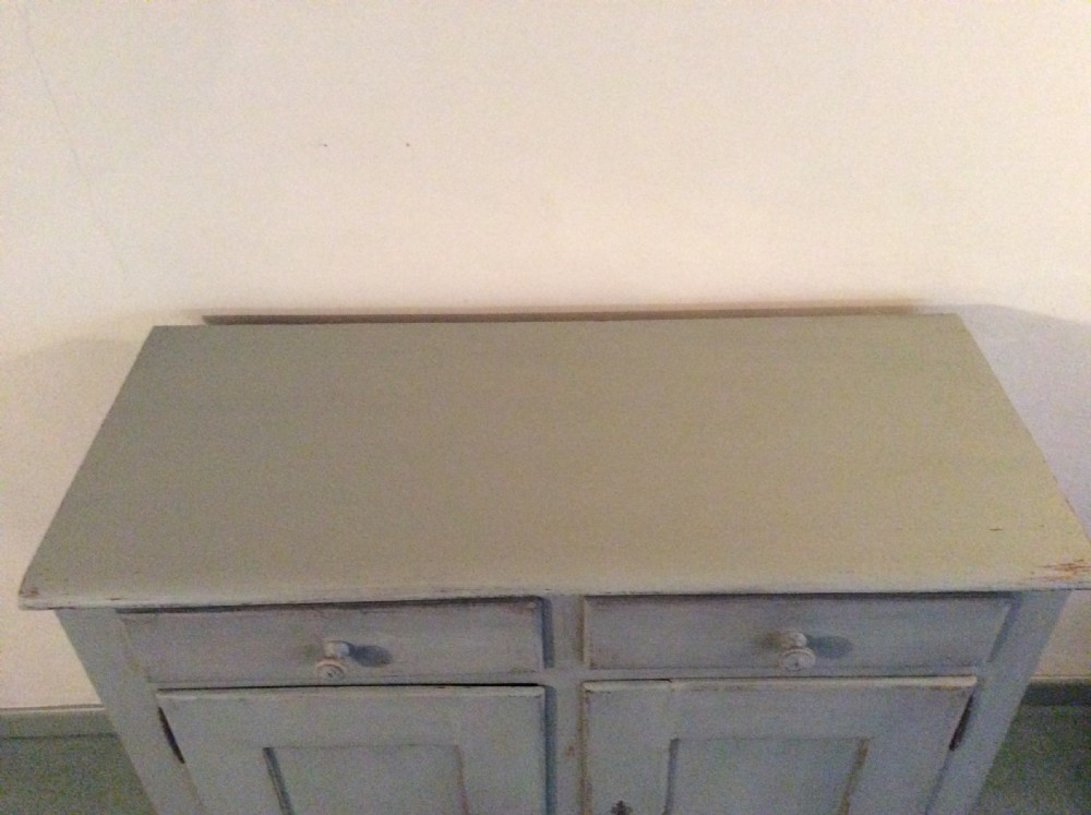 A 19thC French painted Cupboard View VII