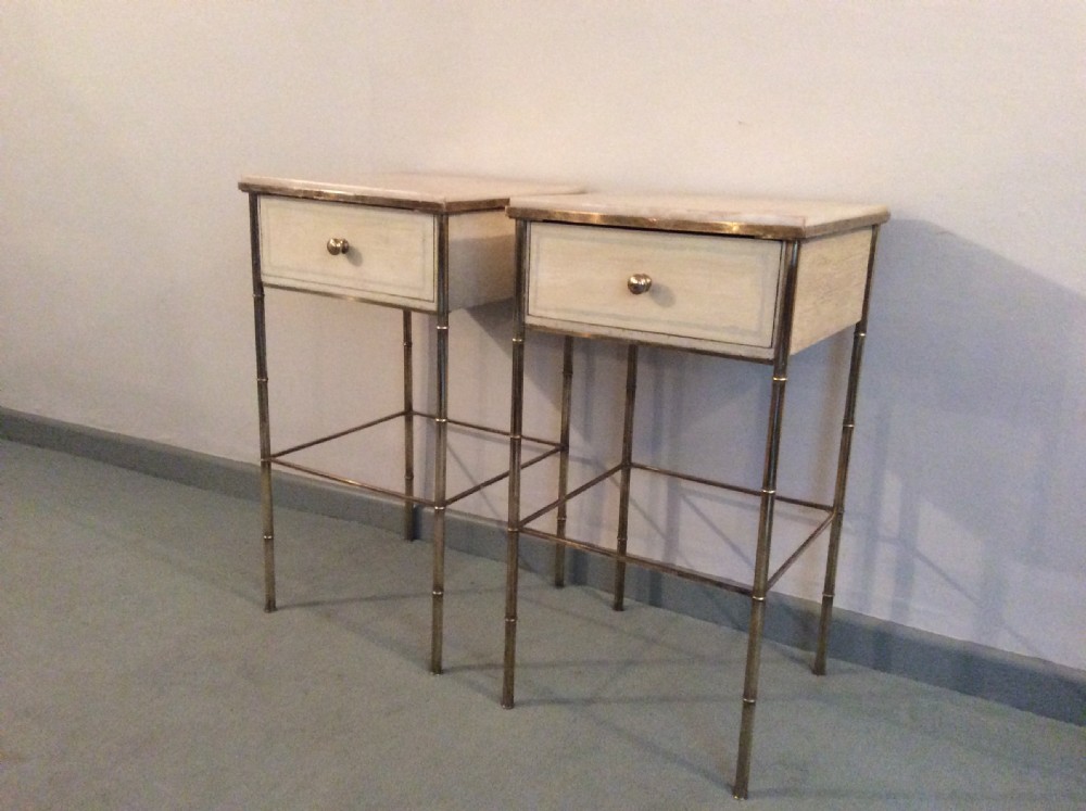 A pair of French Deco bedside stands View II