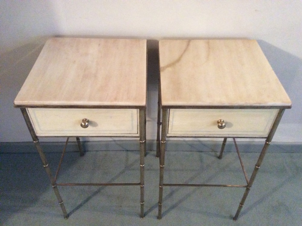 A pair of French Deco bedside stands View V