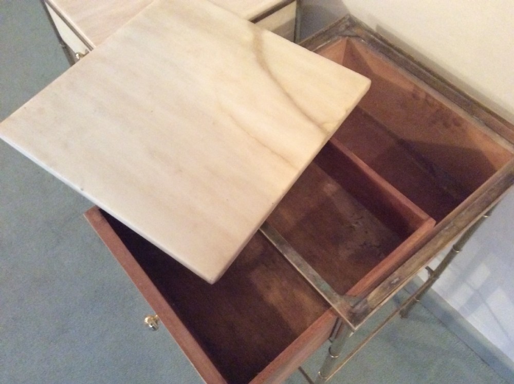 A pair of French Deco bedside stands View XIV