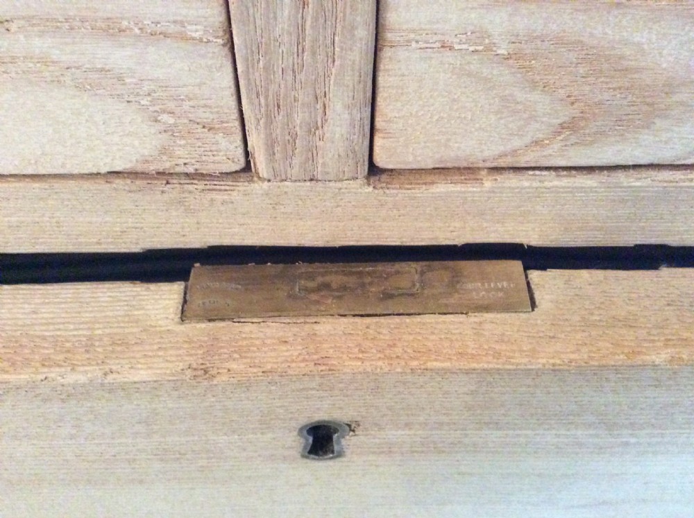 A lime waxed ash low chest  View III