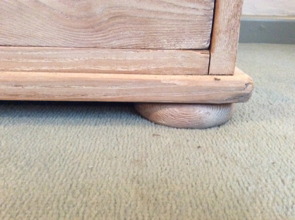A lime waxed ash low chest  View IV