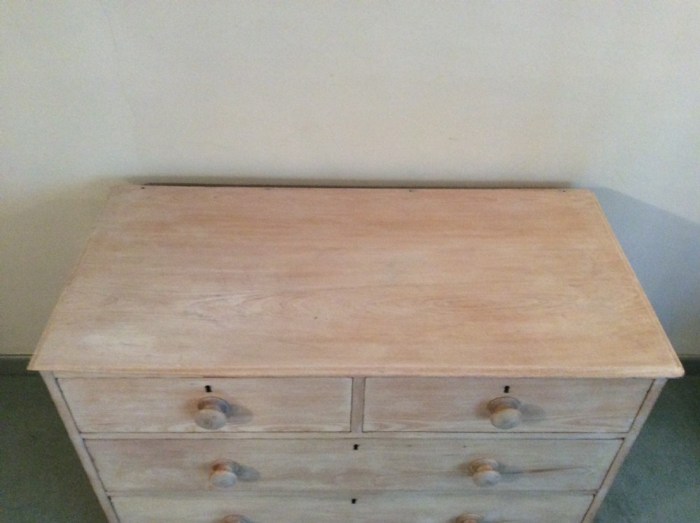 A lime waxed ash low chest  View V