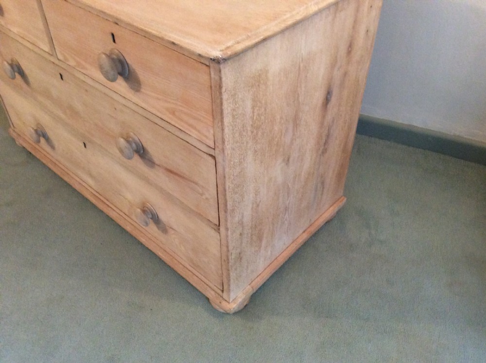 A lime waxed ash low chest  View VI