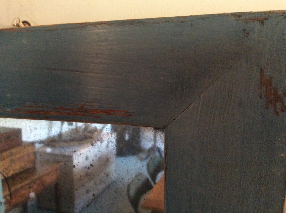 A 19thC French rustic wall mirror View V
