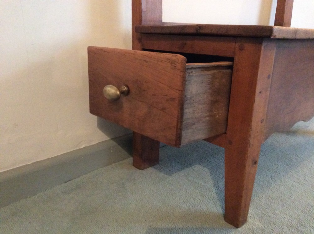 A French cherry inglenook bench View IV