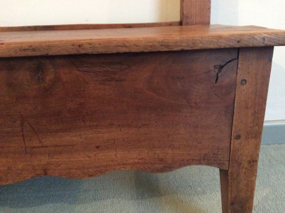 A French cherry inglenook bench View VI