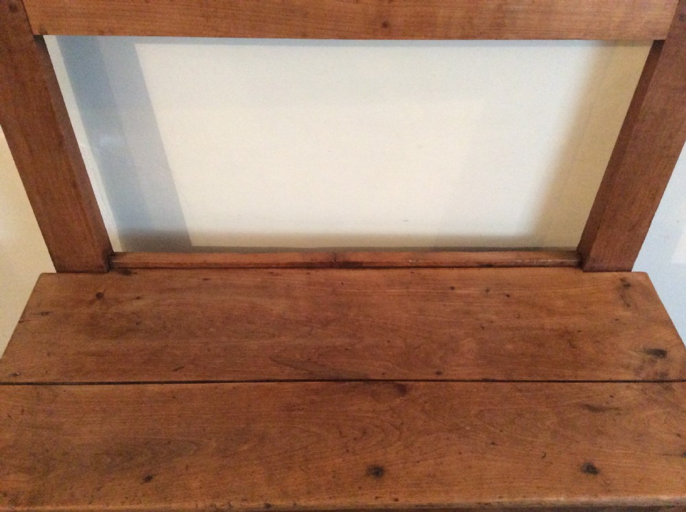 A French cherry inglenook bench View IX
