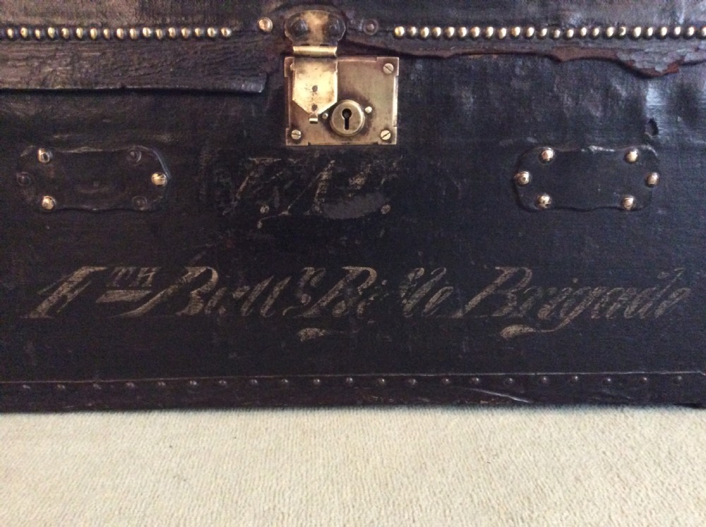 A 19thC military campaign trunk View II