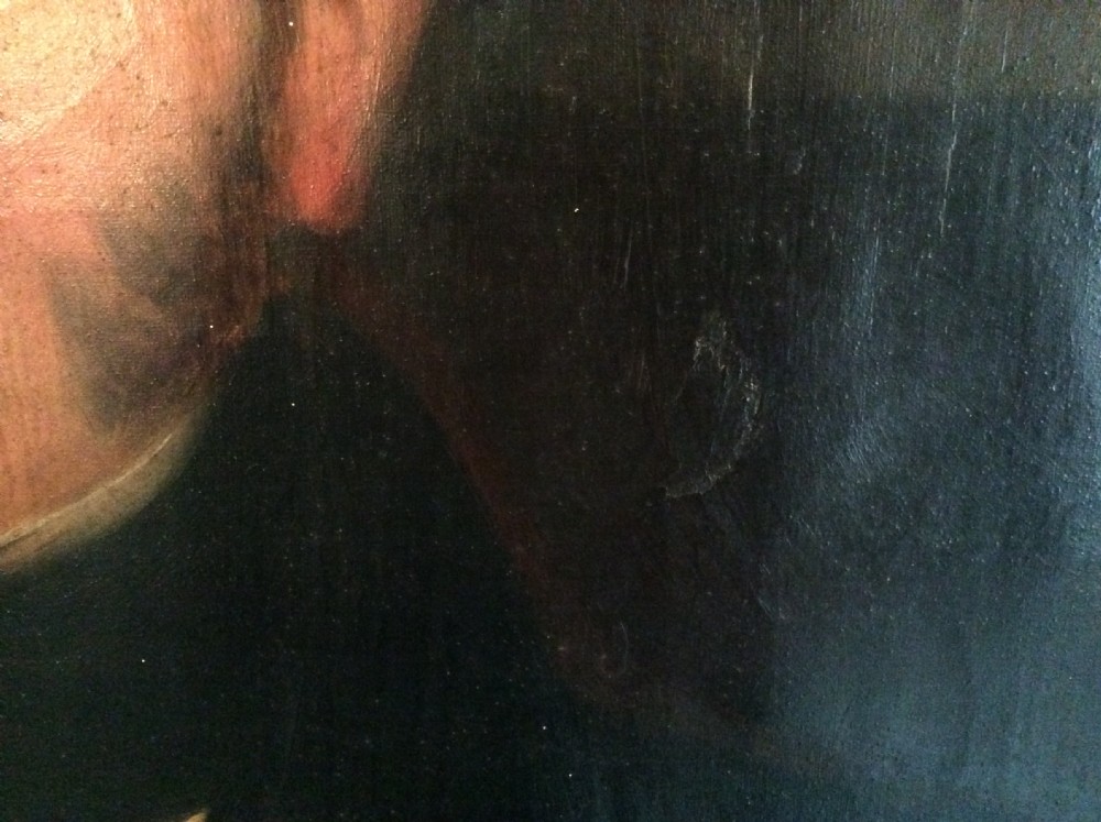 A large unframed portrait of a Gentleman View IV