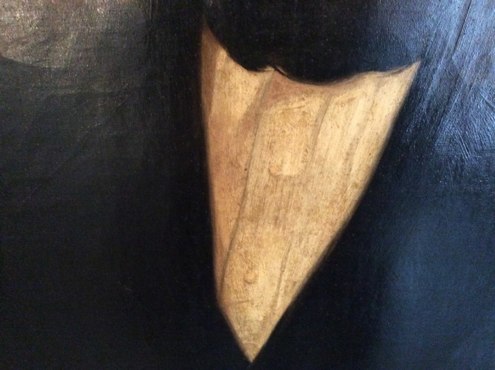 A large unframed portrait of a Gentleman View VII