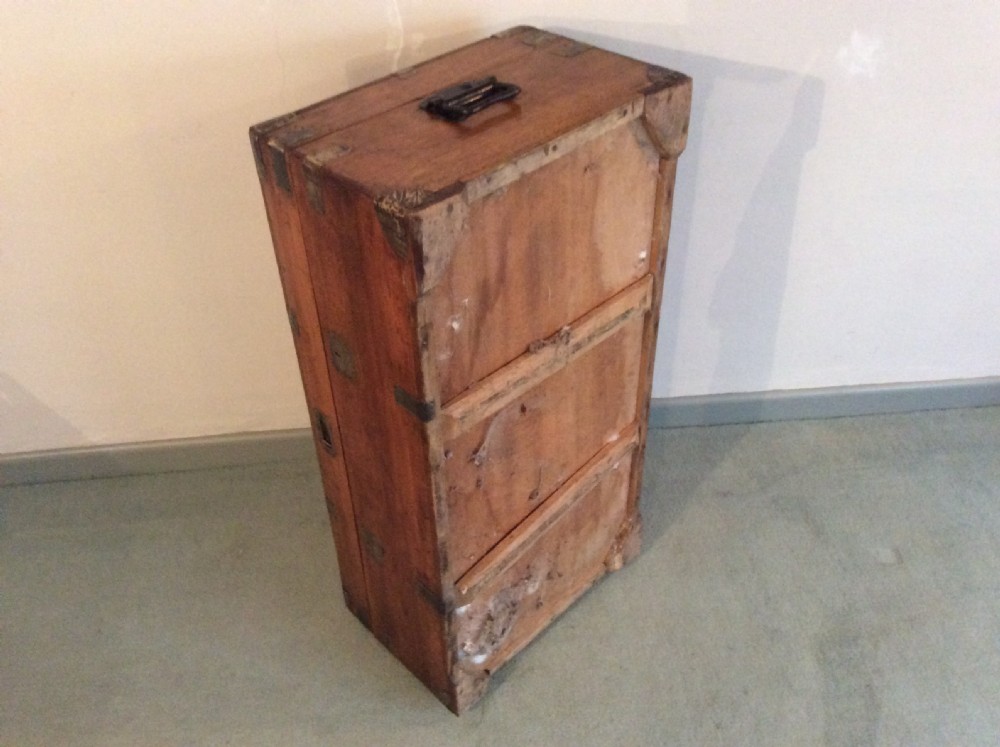 A 19thC camphor traveling trunk View VIII