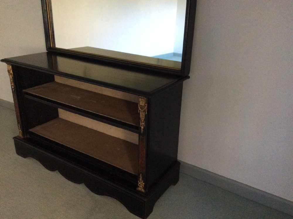 An unusual mirror backed hall console stand View IX