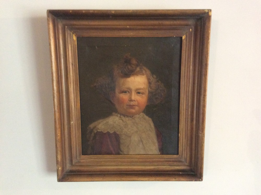 A portrait of a characterful child