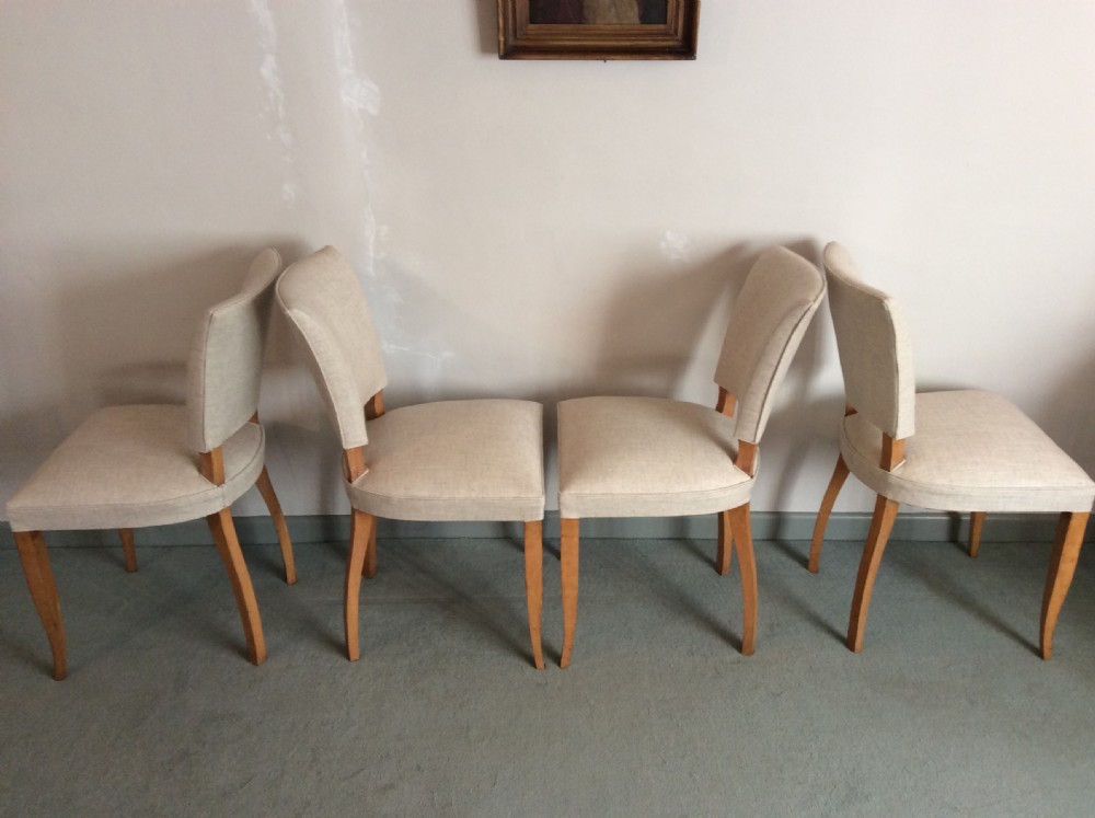 A set of French bridge dining chairs View III