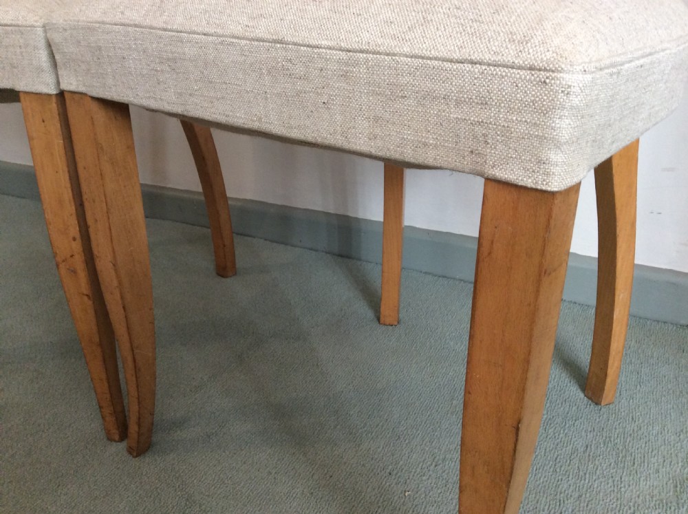 A set of French bridge dining chairs View V