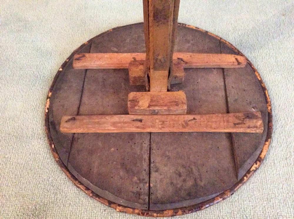 A primitive French wine table View V