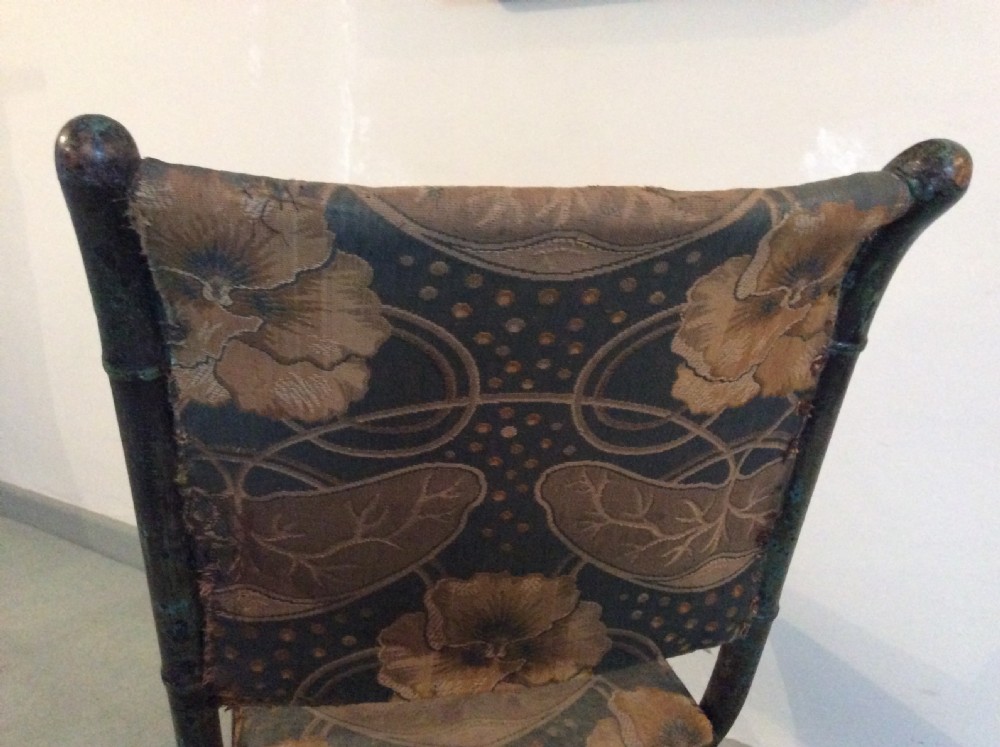 A Regency faux bamboo campaign chair View VII