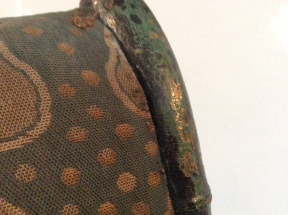 A Regency faux bamboo campaign chair View XII