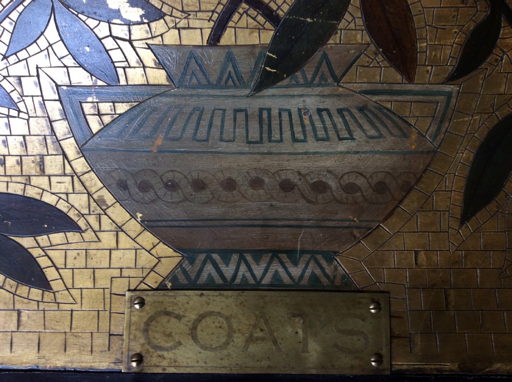 An early 20thC gilded coat hook rail View III