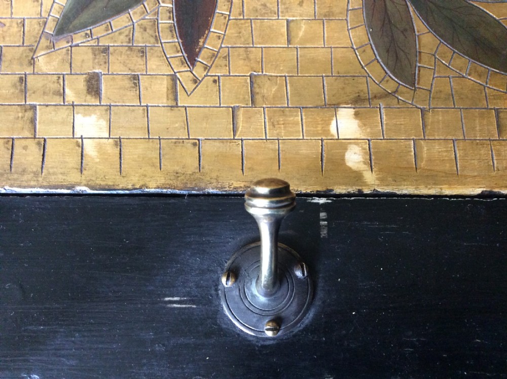 An early 20thC gilded coat hook rail View V