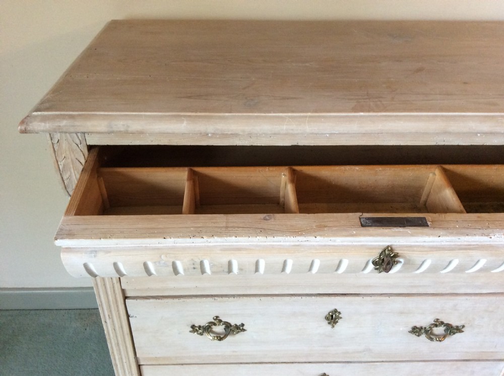 A Scandinavian lime waxed chest View IV