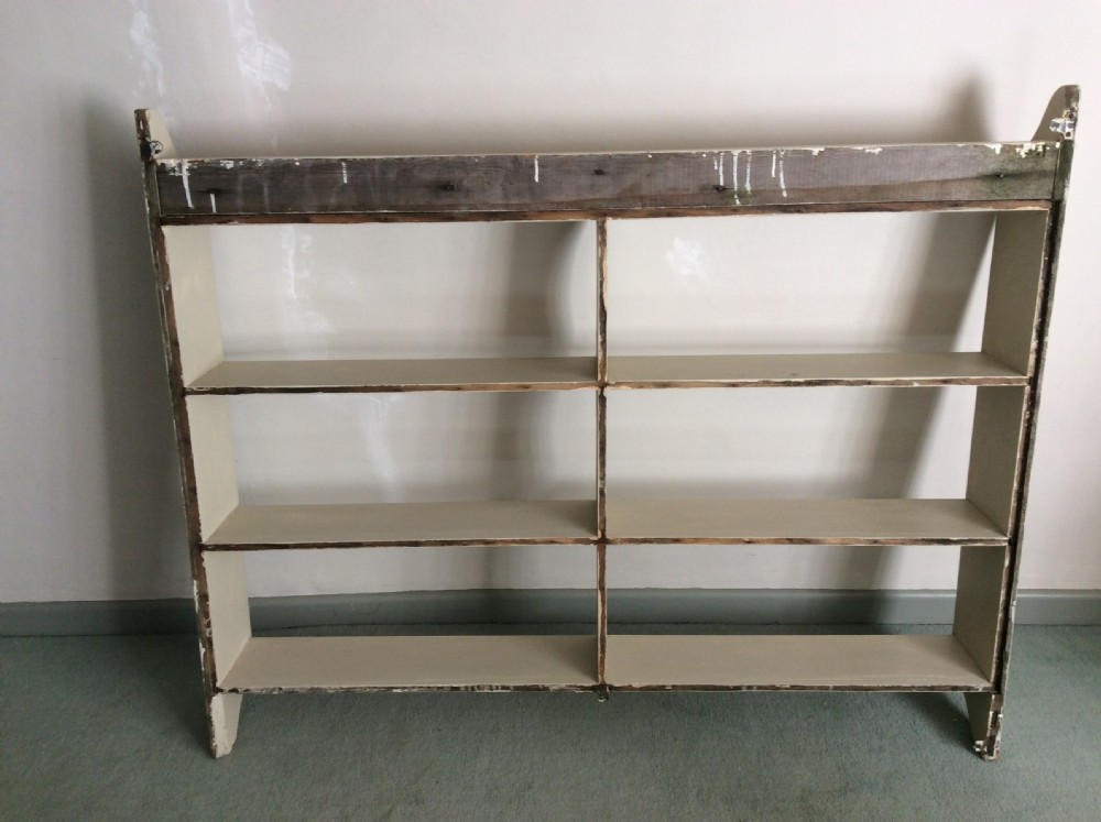 A set of 19thC painted wall shelves View VI