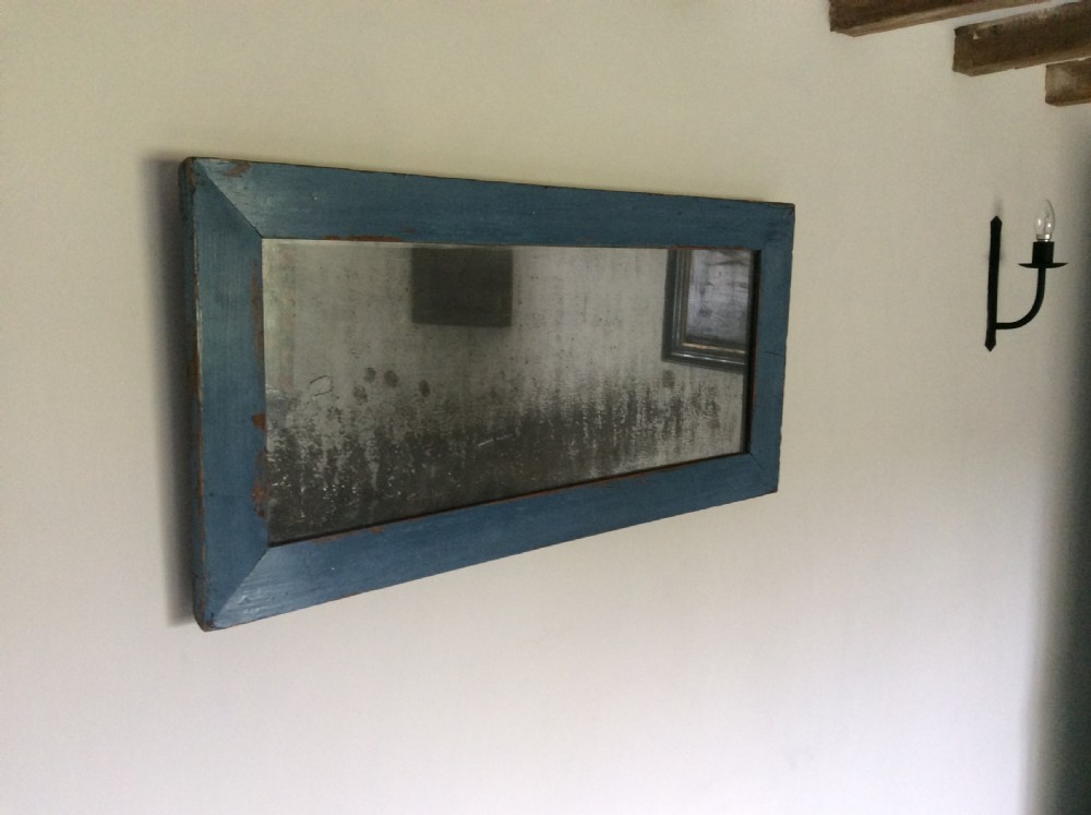 A 19thC French rustic wall mirror View VIII
