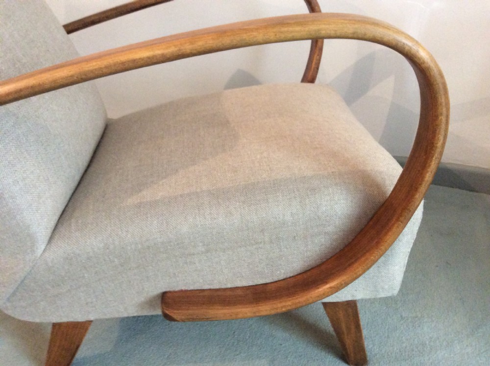 A pair of 1930's Halabala armchairs View V