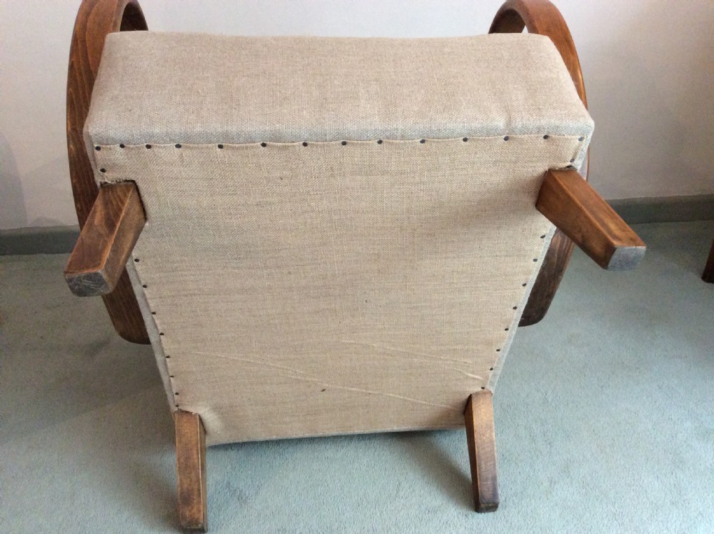 A pair of 1930's Halabala armchairs View VI
