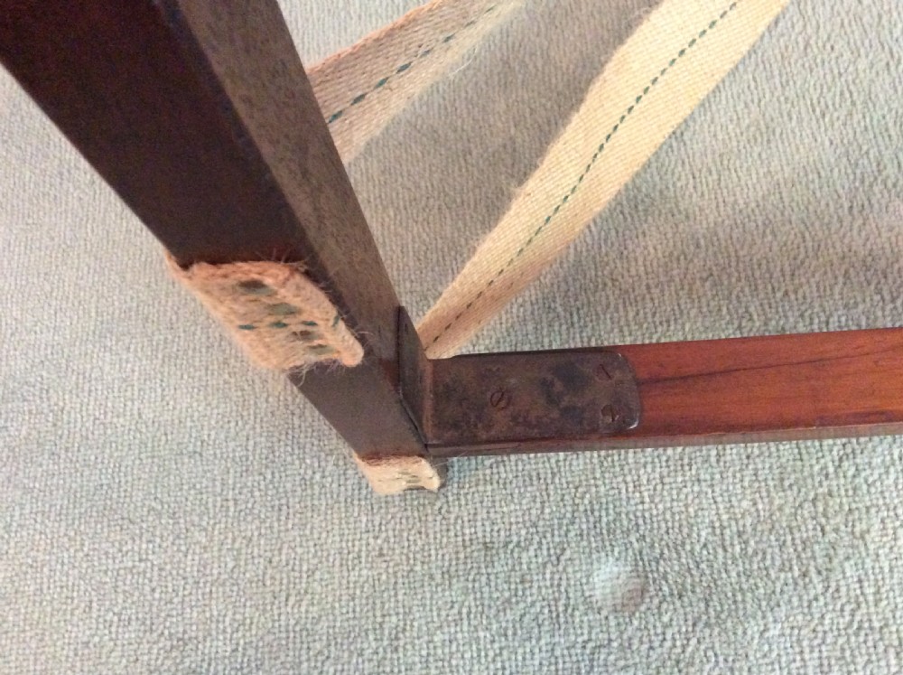 A late Georgian butlers tray on stand View X