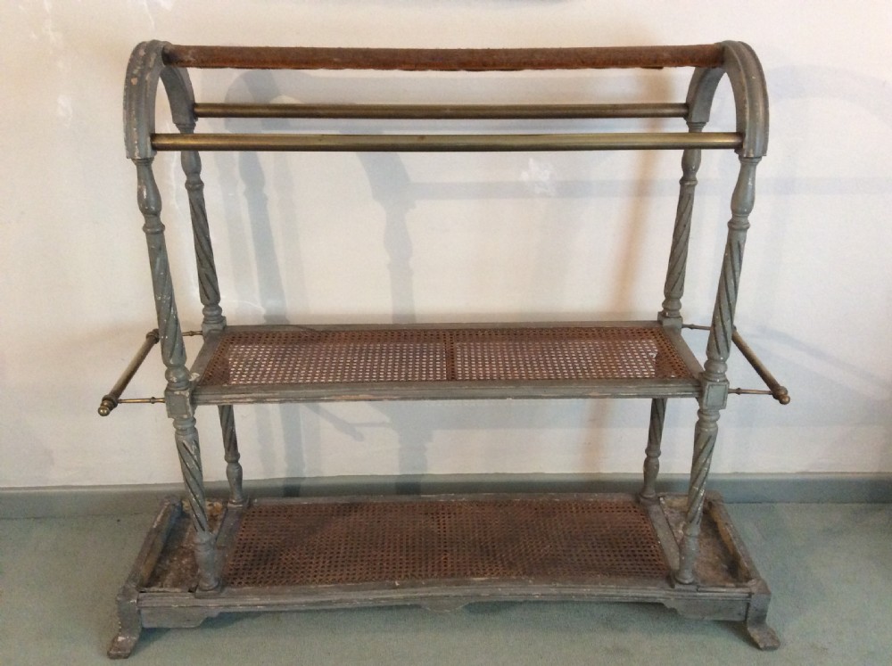 A rare French double sided hall stand