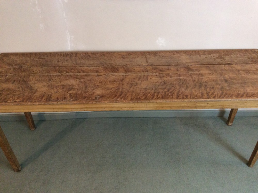 A 19thC French 2m long narrow table View III