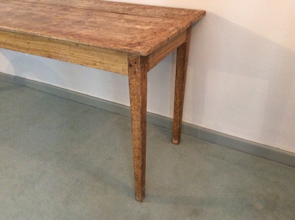 A 19thC French 2m long narrow table View IV