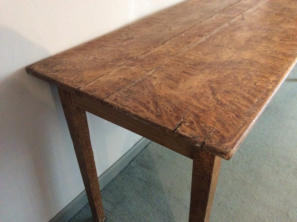A 19thC French 2m long narrow table View VI
