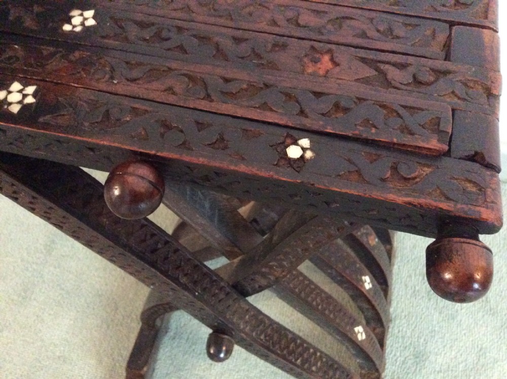 Antique Syrian Islamic folding chair View VIII