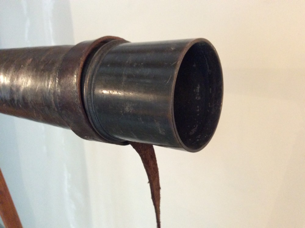 A 19thC single drawer telescope on stand View V