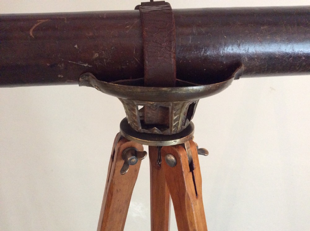 A 19thC single drawer telescope on stand View VI