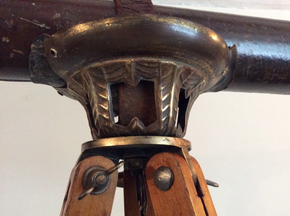A 19thC single drawer telescope on stand View VIII