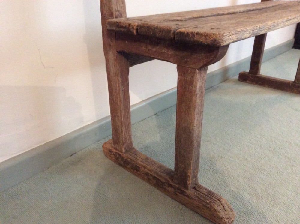 A 19thC rustic French bench View IV