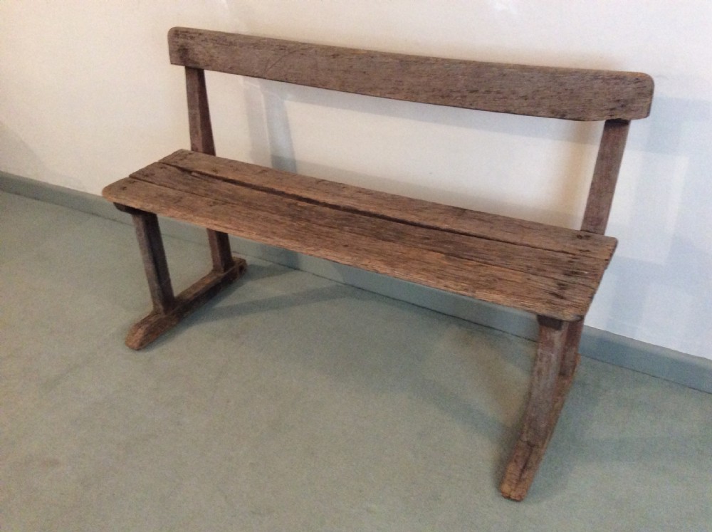 A 19thC rustic French bench View VI