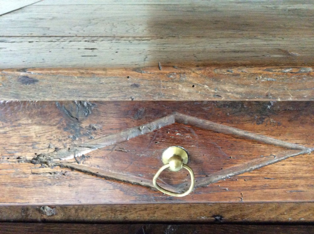 A 19thC French oak and elm buffet View IV