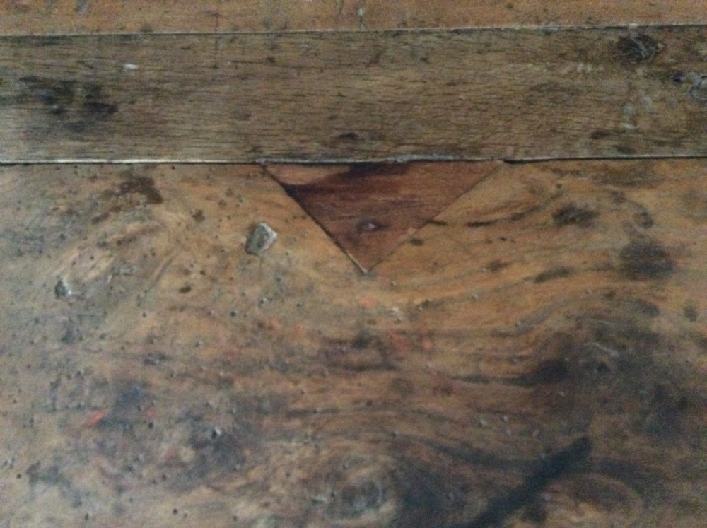 A 19thC French oak and elm buffet View VI