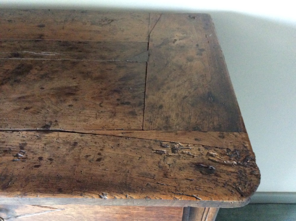 A 19thC French oak and elm buffet View VII
